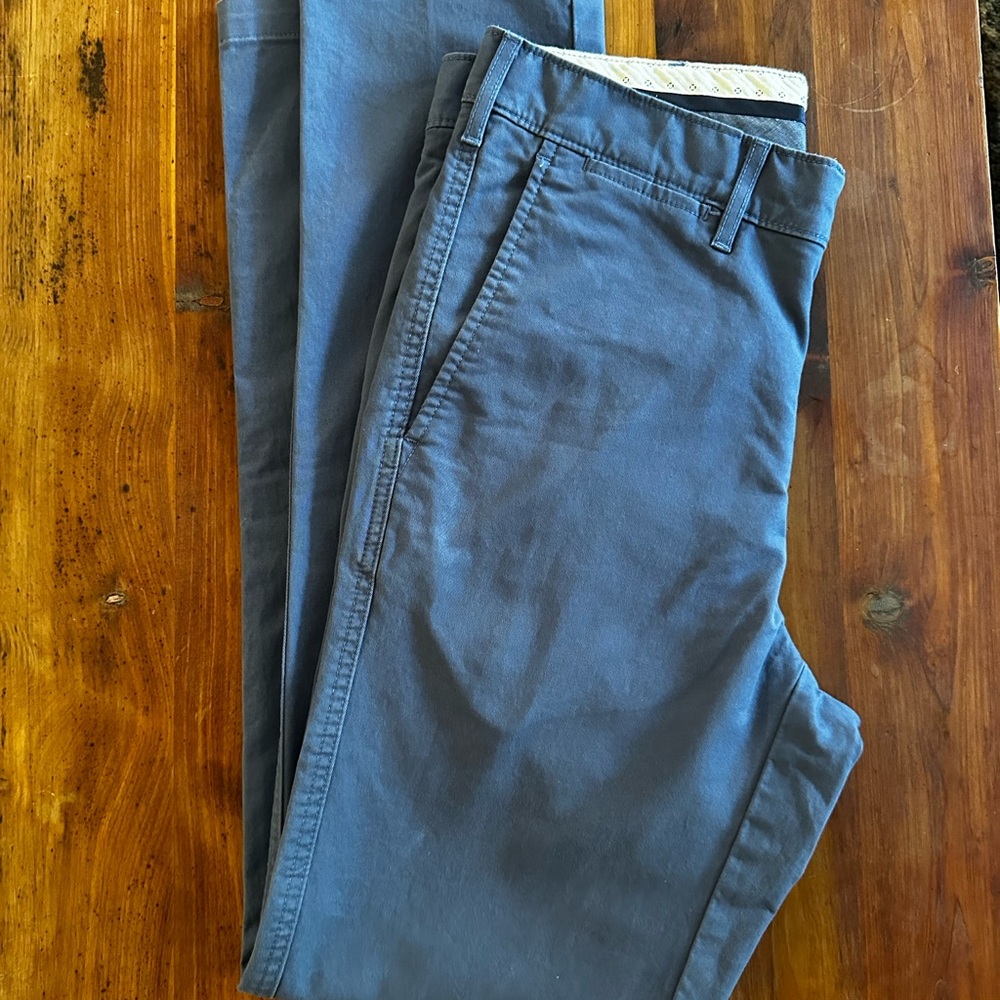 Daniel Cremieux Slate Blue Chino Pants 30 x 32